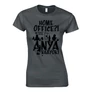 Home office? Anya vagyok! női póló (Grafit)