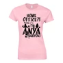 Home office? Anya vagyok! női póló (világos rózsaszín)