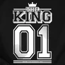 KING 01 (RD) férfi póló (fekete)