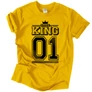 KING 01 (RD) férfi póló (citrom)
