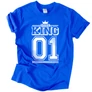 KING 01 (RD) férfi póló (királykék)