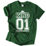 Kép 10/16 - KING 01 (RD) férfi póló (sötétzöld)