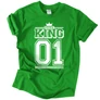 KING 01 (RD) férfi póló (zöld)