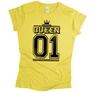 KING 01 (RD) férfi póló (citrom)