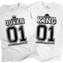 Kép 1/7 - King &amp; Queen páros szett (RD) (fehér)
