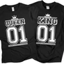 King & Queen páros szett (RD) (fekete)