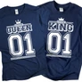 King & Queen páros szett (RD) (navy)