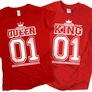 King & Queen páros szett (RD) (piros)
