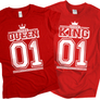 Kép 7/7 - King &amp; Queen páros szett (RD) (piros)