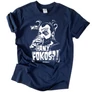 Hány fokos?! férfi póló (sötétkék)