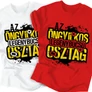 Öngyilkos Legénybúcsú Osztag póló szett (Fehér-Piros)