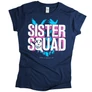 Sister Squad - női póló (sötétkék)