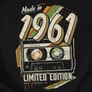 Retro szülinap férfi póló (B_Fekete)