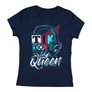 TiKTok Queen női póló (navy)
