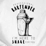 Bartender férfi póló (B_Fehér)