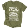 Télen kap a ladám erőre férfi póló (military)