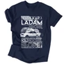 Télen kap a ladám erőre férfi póló (sötétkék)