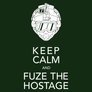Kép 2/12 - Keep calm and fuze the hostage R6 póló (B_Sötétzöld)