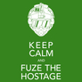Kép 2/10 - Keep calm and fuze the hostage R6 gyerek póló (B_Zöld)