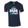 A legjobb papa a világon póló (Sötétkék)