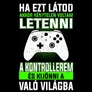 Ha ezt látod (XBOX gamer) női póló (B_Fekete)