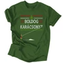 Boldog Karácsonyt (mini grincs) póló (Sötétzöld)
