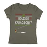 Boldog Karácsonyt (mini grincs) női póló (Grafit)