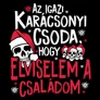 Az igazi karácsonyi csoda póló (B_Fekete)