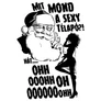 Sexy Télapó póló (B_Fehér)