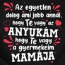 Az egyetlen dolog női póló (B_Fekete)