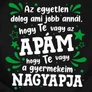 Az egyetlen dolog póló (B_Fekete)