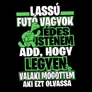 Lassú futó női póló (fekete)