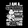Kép 2/5 - Slow runner póló (fekete)