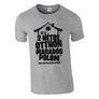 Otthon maradós póló (Szürke)