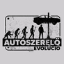 Kép 2/9 - Autószerelő evolúció póló (B_Szürke)
