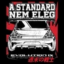 A standard nem elég - EVO IX póló (B_Fekete)