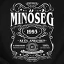 Minőség (RD) - születésnapos férfi póló (B_Fekete)