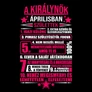 A Királynők - Szülinapos női póló (B_Fekete)