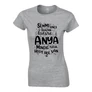 Anya mindig tudja póló (Szürke)