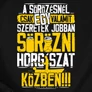 Sörözni horgászat közben férfi póló (B_Fekete)