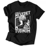 Csak a nevedet kell tudnom férfi póló (Fekete)