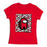 Kép 11/13 - Crewmate női póló (Piros)