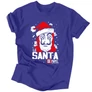 Le SANTA de papel férfi póló (Királykék)