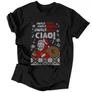 Jingle Bella CIAO férfi póló (Fekete)