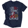 Jingle Bella CIAO férfi póló (Sötétkék)