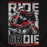 Ride or die női póló (B_Fekete)