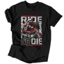 Ride or die férfi póló (Fekete)