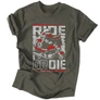 Ride or die férfi póló (Grafit)