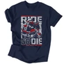 Ride or die férfi póló (Sötétkék)
