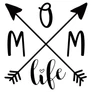MOM life női póló (B_Fehér)